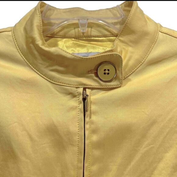 Guess Yellow Zip Up Bomber Jacket - L - Picture 4 of 7